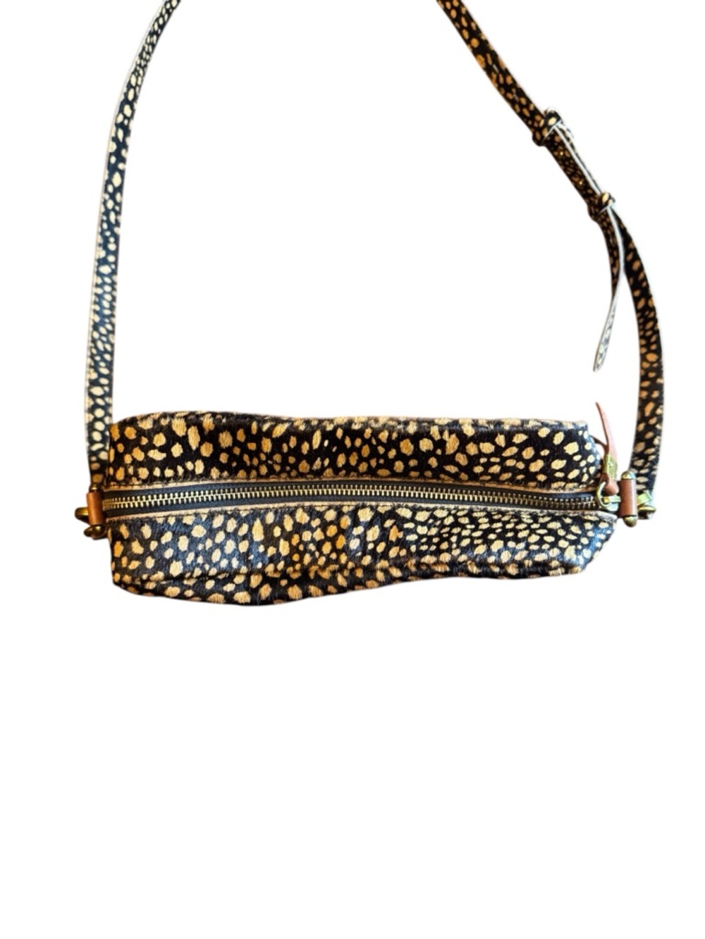 Madewell The Transport Camera Crossbody Bag in Leopard Print Calf Hair - Picture 11 of 13